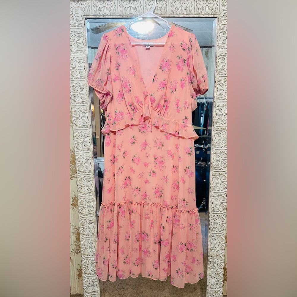 LoveShackFancy Peach Dress